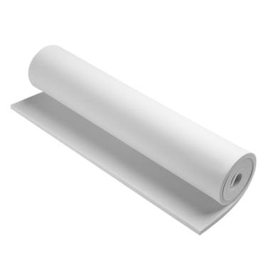 Imagem de AMZQNART Espuma EVA de 8 mm, espuma de cosplay 40,66 x 74,9 cm branca, para projetos de artesanato, fantasias de cosplay, armas falsas, decorações, Natal, Páscoa, Ação de Graças, etc., alta densidade