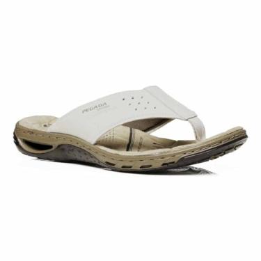 Imagem de Chinelo Couro Masculino Amortecedor Original Pegada 131663 (Nature Milk, BR, Adulto, Numérico, 42)