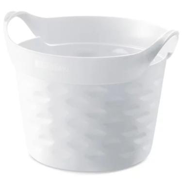 Imagem de Cesto Organizador Circular Branco 3 Litros - Sr1803-1 - Sanremo