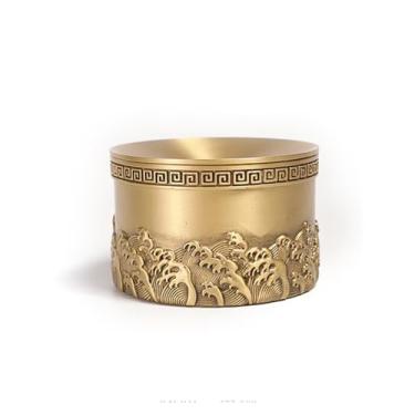 Imagem de Cinzeiro de ervas daninhas cinzeiro de latão cinzeiro de cigarros com tampa removível cinzeiro portátil para uso interior e exterior ideal para escritório em casa cinzeiros para cigarros