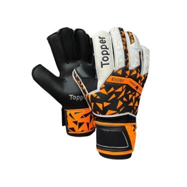 Imagem de Luva Goleiro Preta e Vermelha Tam 11 - Topper