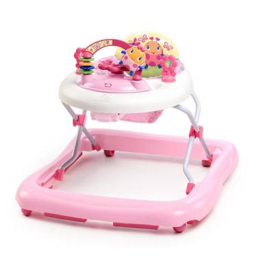 Imagem de Andador de Bebê Bright Starts JuneBerry Walk-A-Bout Andador e Entretenimento para Bebê, Brinquedo de Piso Removível, Estrutura Dobrável.