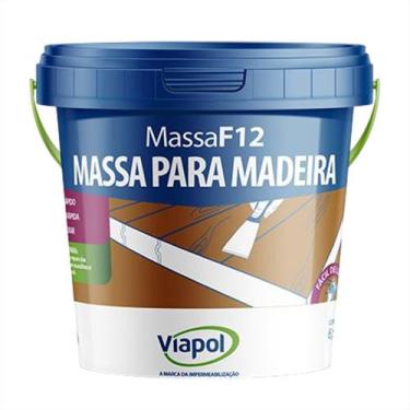 Imagem de F12 Massa P/ Madeira Cor A Escolher 6,5Kg Viapol, Castanho