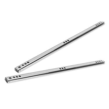 Imagem de Irfora Trilho Deslizante de Rolamento de Esferas de Aço Guia de Gaveta, Corrediça de Gaveta de Aço Laminado a Frio Com Superfície Galvanizada, Adequado para Várias Gavetas, Armários,