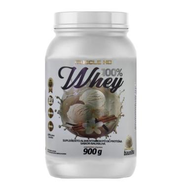 Imagem de Whey 100% Power Baunilha 900g - Muscle Hd-Unissex
