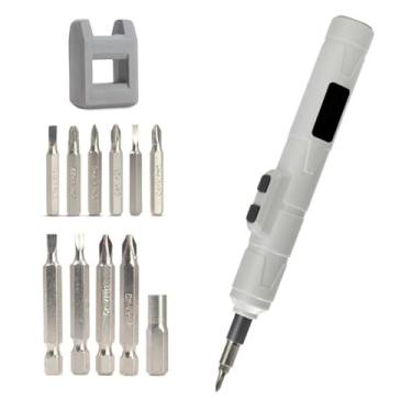 Imagem de Parafusadeira elétrica de precisão recarregável 68 em 1 com ponteiras imantadas (Doméstico Premium)