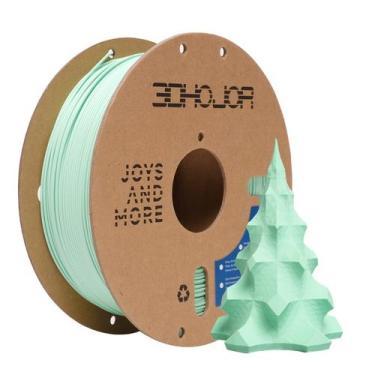 Imagem de Filamento de impressora 3D 3DHojor Matte PLA 1,75 mm Verde fosco 1 kg