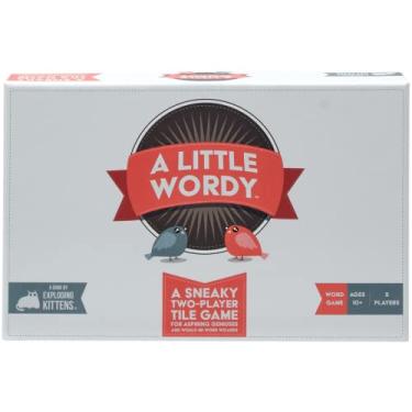 Imagem de A Little Wordy by Exploding Kittens - 2 Players - Ages 10+ - 15 Minutes to Play - Letter Tile Word Game for Adults and Teens, Ideal for Date Night Game or Couples Fun