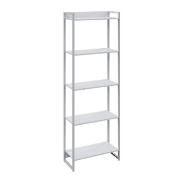 Imagem de Estante Dynamica 60x30x187cm C/05 Prateleiras Branco Chess / Est.branca Branco Chess / Est.branca