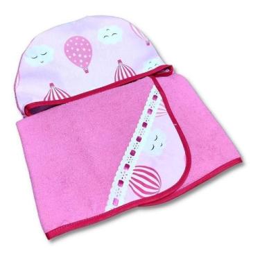 Imagem de Toalha de Banho Bebê Dupla Camada 100% Algodão - Mãe e Filho Enxovais 