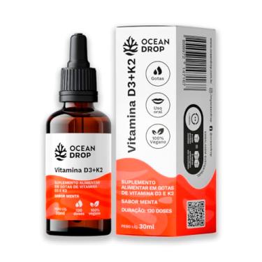 Imagem de Vitamina D3 K2 30ml Ocean Drop Sabor Menta