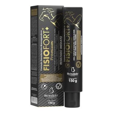 Imagem de Pomada Desodorante Massageadora Fisio fort Premium – 12h de Ação, Extratos Vegetais, Arnica + Copaíba, Relaxamento e Conforto Corporal – 150g