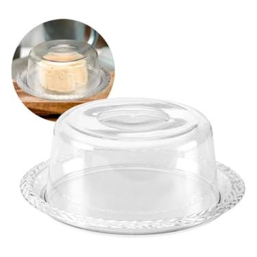 Imagem de Queijeira Acrílica Porta Queijo Com Tampa Premium Para Café da Manhã