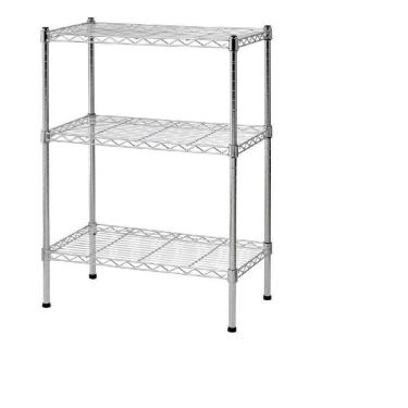 Imagem de Estante Aço 3 Prateleiras Cromada Aramada