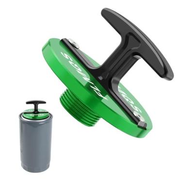 Imagem de FLMQS Ferramenta de plugue de filtro de óleo, ferramenta de plugue de filtro de óleo de liga de alumínio para Dodge Ram 2500, 3500, 4500, 5500 Cummins Turbo Diesel 5.7L 5.9L 6.4L 6.7L MO285 05083285AA