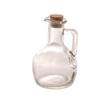 Imagem de Galheteiro de Vidro para azeite com tampa de Rolha 180ml - Lyor