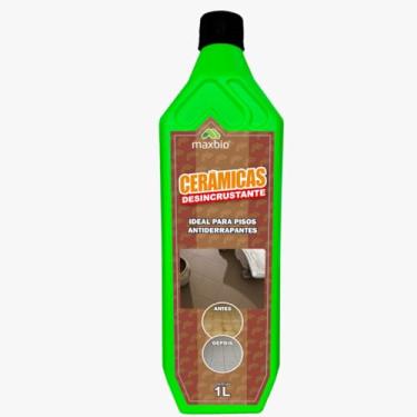 Imagem de LIMPA CERAMICAS DESINCRUSTANTES 1LT MAXBIO POS OBRA LIMPEZA PESADA IDEAL PISO ANTIDERRAPANTE