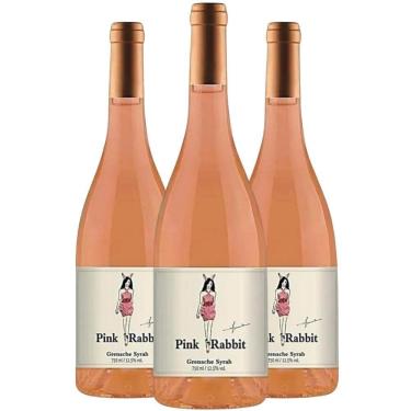 Imagem de Vinho Rosé Pink Rabbit 750Ml (3 Unidades)
