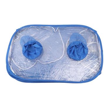 Imagem de Mingzhe Tenda Portátil de Cultivo de Cogumelos, Caixa de Ar Imóvel de PVC para Cultivo de Cogumelos Com 2 Portas de Braço, Dobrável e Fácil de Limpar, Adequada para Vários Cogumelos,