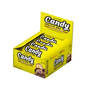 Imagem de Candy Protein Bar (Display 12 unid. de 45g) - Chocolate c/ Paçoca