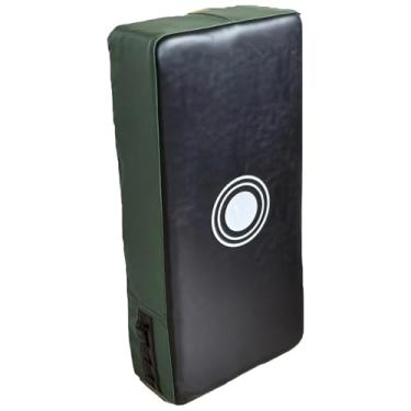 Imagem de Almofada de chute de artes marciais, escudo de couro sintético com espuma grossa, alvo retangular para treinamento de bloqueio de Taekwondo e futebol, 40 x 8 x 8 cm