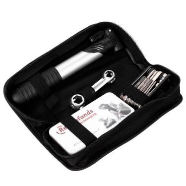 Imagem de Kit Ferramentas Reparo Bicicleta Bomba De Ar Remendo Pneu - Relet