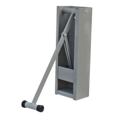 Imagem de Amassador Prensador Manual de Latas Gourmet, Compactador de Resíduos em Aço, Disponível em 6 Cores, para Latas até 17,5cm x 6,5cm, Uso Comercial e Residencial (CINZA)