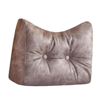 Imagem de FLCPJGV Almofada de apoio para as costas Almofada de cintura de apoio para a cintura multifuncional confortável de leitura, Café Cinza