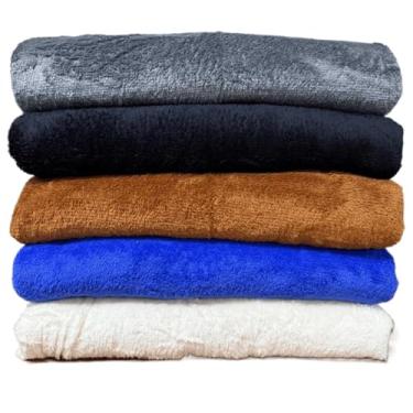 Imagem de Manta Casal Lisa 2,00x1,80m – Cobertor Leve e Aconchegante para Sofá ou Cama (Lisa Masculina)