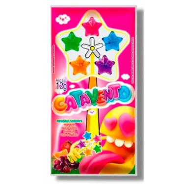 Imagem de Pirulito Catavento Estrela Sabores 12g com 1 Unidade