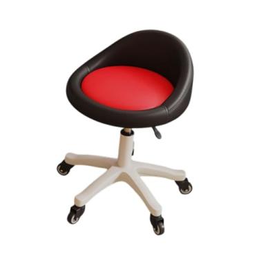 Imagem de IEUDNS Banco Ajustável para Recepção E Mesas de Bar, Preto Vermelho