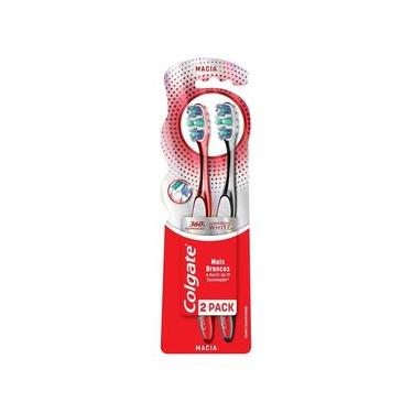 Imagem de Escova de Dentes Colgate 360° Luminous White Advanced 2un