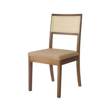 Imagem de Cadeira de Jantar Herval Onix com Assento Estofado - Marrom