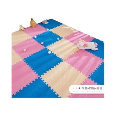 Imagem de Tapete De Atividades Para Bebês 16 Peças, Blocos De Exercício Em Espum