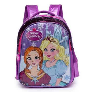 Imagem de Mochila Bolsa Spector Infantil Escolar Reforçada Espaçosa Menina-Feminino