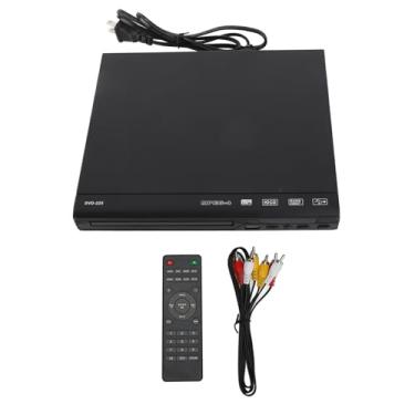 Imagem de Depisuta Mini DVD Player, Mini HD DVD Player Integrado PAL NTSC Interface USB 2.0, Pequeno CD Player Compacto Com Controle Remoto para Smart TV (us)