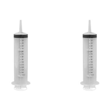 Imagem de Seringa Plástica Medidora De 60-150ml Para Alimentação De Cães, Preenc