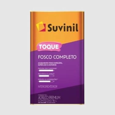 Imagem de Tinta Suvinil para parede acrilico fosco completo 18L - Palha - 53400612
