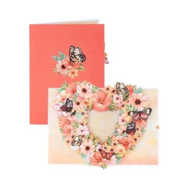 Imagem de Cartões De Aniversário Florais Com Orquídeas Cymbidium, Cartão Pop-up 