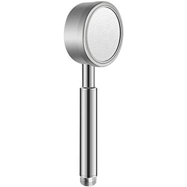 Imagem de YYBOES Chuveiro cabeça de chuveiro filtro de chuveiro elétrico cabeça de chuveiro chuveiro de alta pressão para aumentar a pressão aço inoxidável 304 espessura resistente ao desgaste prata Sho