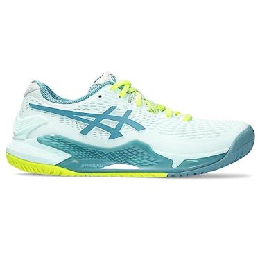 Imagem de Tênis Asics Gel Resolution 9 Azul e Limão-36