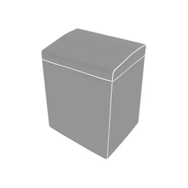 Imagem de Capa para Máquina de Lavar, PVC com Forro em Poliéster, 62x80x62cm, Compatível com Consul Facilite 10/11kg, Brastemp 10/11kg, Colormaq 11kg, Dako Maxi 10kg