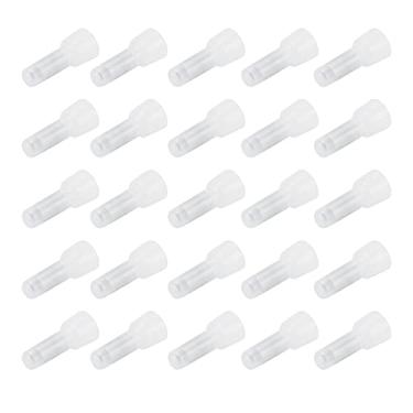 Imagem de Generic Kit de Conector de Fio de Nylon 1000 Unidades Com Superfície Lisa para Conexão Firme + Terminais Fechados CE1, CE2, CE5 para Eletricistas e Amadores (CE1)
