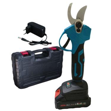 Imagem de Tesoura Eletrica Podador Poda Corta Galho Arvore Planta Plantio Sem Fio Bateria Recarregavel Portatil Jardinagem