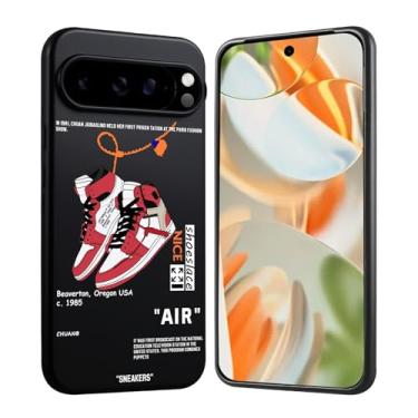 Imagem de CHBSHENG Capa de telefone de design legal para Google Pixel 9 Pro XL para meninos homens estética à prova de choque basquete tênis esportes designer capas compatíveis com Google Pixel 9 Pro XL