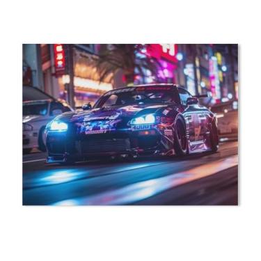 Imagem de HouLaiZhe R35 Jdm Modificação de carro pôsteres esportivos tela estética decoração de quarto pintura de parede impressões de sala de galeria decoração de parede para quarto sala de estar escritório 18