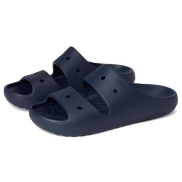 Imagem de Crocs Sandálias clássicas unissex 2.0 Slide, Azul marino, 34