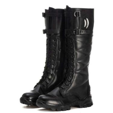 Imagem de Bota Coturno Masculino Cano Super Alto Segurança PM Confortável - Fulg