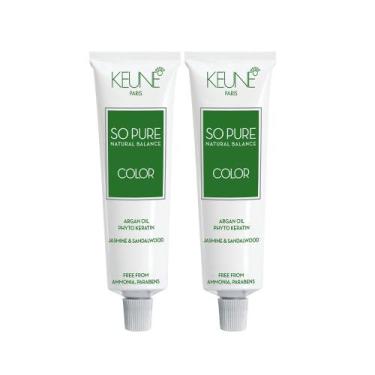 Imagem de Kit Keune So Pure Color 6.1  Coloração 60ml (2 unidades)