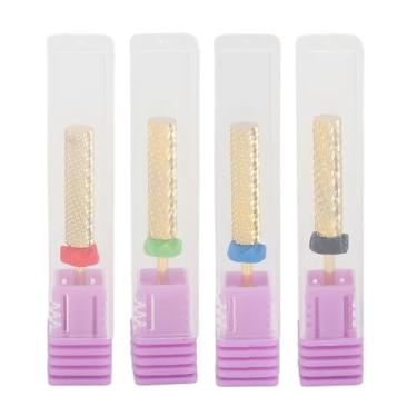 Imagem de CUOFYUNL Prego Brocas de Carboneto de Tungstênio Cilíndrico Multi Funcional Ultra Longo Prego Moagem Dourado